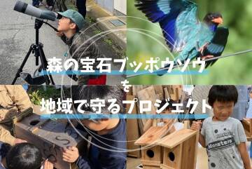 森の宝石ブッポウソウを地域で守るプロジェクト